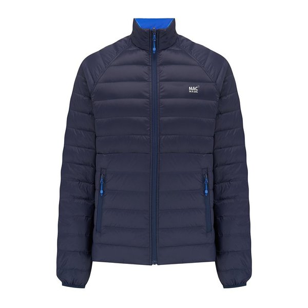 Pánská péřová bunda Mac In a Sac Polar Packable Men's Down Jacket Jet Navy/Saxe Blue 24/25