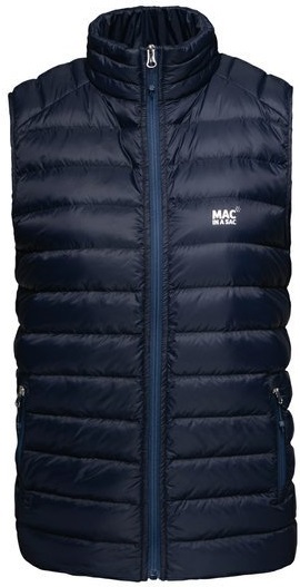 Pánská péřová vesta Mac In a Sac Alpine Packable Men's Down Gilet Navy 24/25