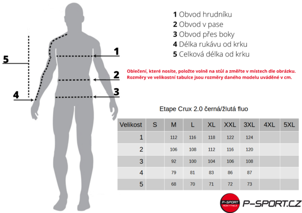 Pánská funkční hybridní mikina Etape Crux 2.0 černá/žlutá fluo 2230216 24/25