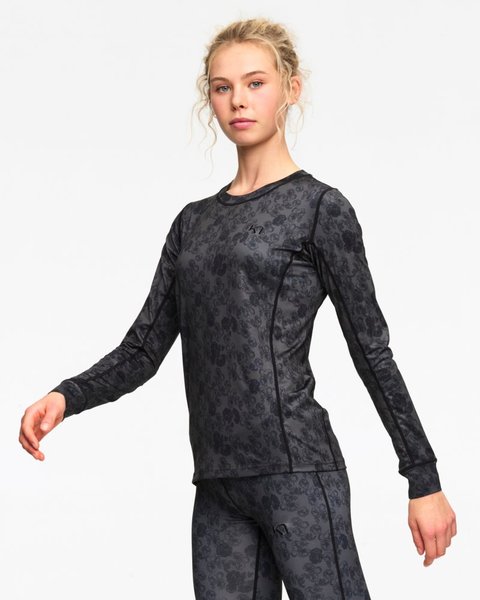 Dámské funkční termo triko Kari Traa Fantastisk Long Sleeve Rdgrey 623003 