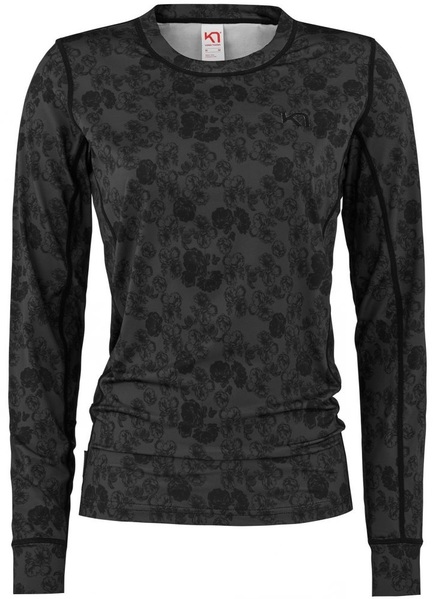 Dámské funkční termo triko Kari Traa Fantastisk Long Sleeve Rdgrey 623003 