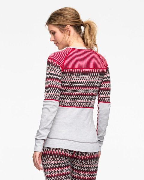 Dámské funkční Merino triko Kari Traa Silja Long Sleeve Greym 622910 