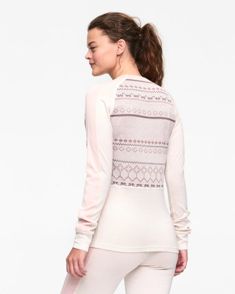 Dámské Merino Triko Kari Traa Tuva Long Sleeve Nwhite 623124 