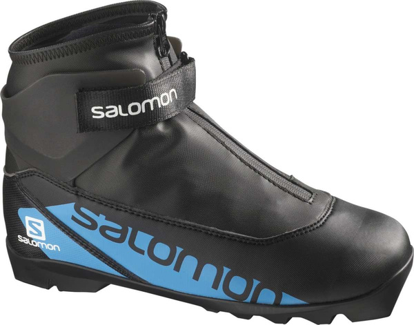 Boty na běžky Salomon R/Combi Prolink JR Junior NNN Black/Process Blue L41514100 24/25