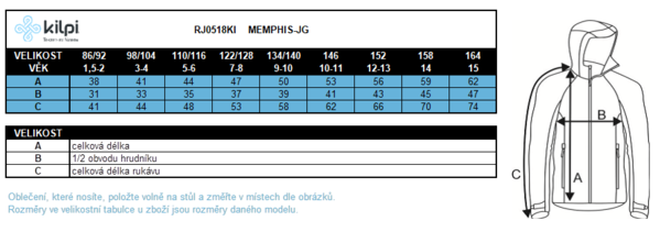 Dětská mikina Kilpi Memphis-JG RJ0518KIPNK růžová 