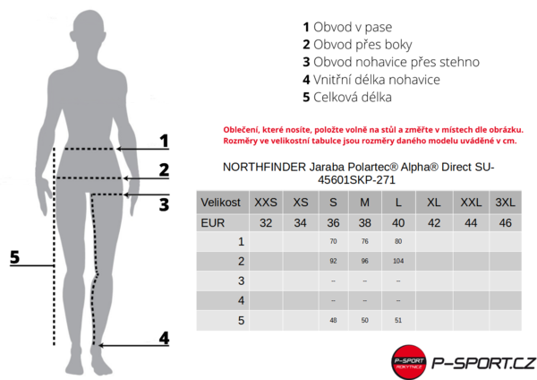 Zateplená skialpová sukně NORTHFINDER Jaraba Polartec® Alpha® Direct SU-45601SKP-271 23/24