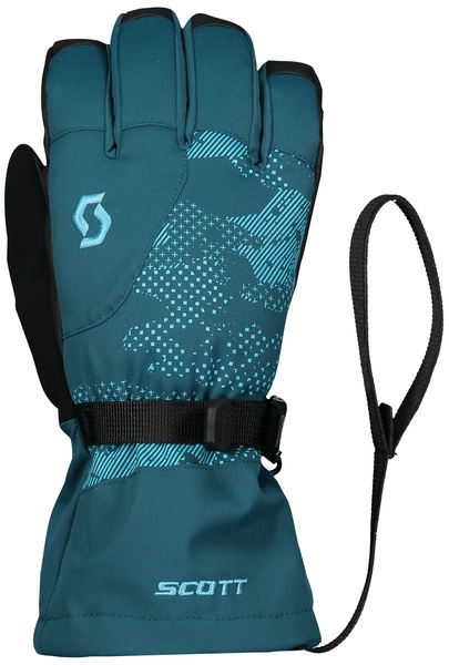 Juniorské rukavice Scott Glove Jr Ultimate Premium GTX Gore-tex Majolica Blue/Bright Blue 277955