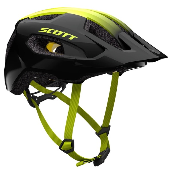 Helma na kolo Scott Supra Plus MIPS Black/Radium Yellow 403984 24/25