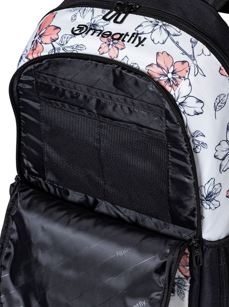 Školní Batoh Meatfly Basejumper, Blossom White, 22 L + penál zdarma 24/25