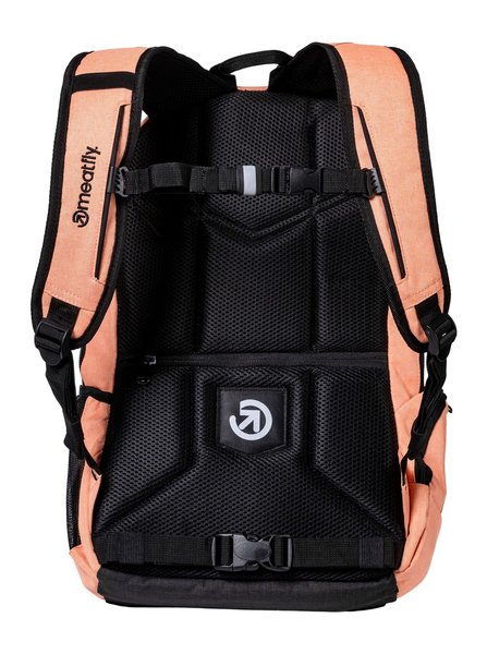 Školní Batoh Meatfly Basejumper, Peach/Charcoal, 22 L + penál zdarma 24/25