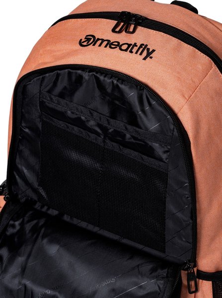 Školní Batoh Meatfly Basejumper, Peach/Charcoal, 22 L + penál zdarma 24/25