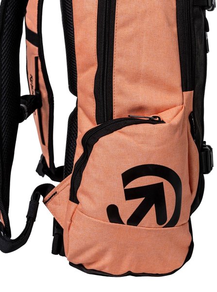 Školní Batoh Meatfly Basejumper, Peach/Charcoal, 22 L + penál zdarma 24/25