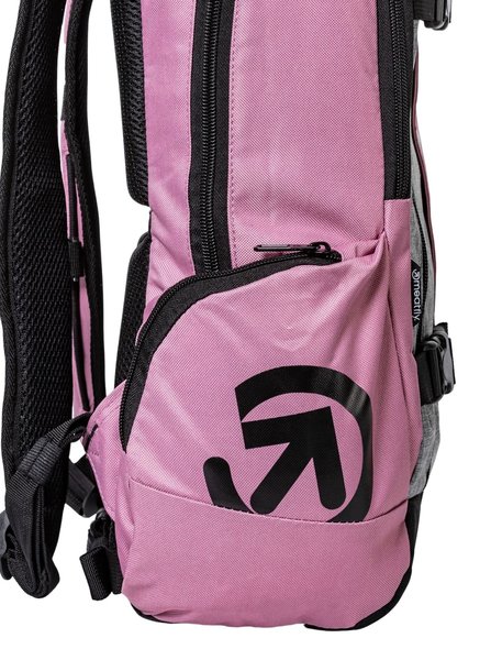 Školní Batoh Meatfly Basejumper, Dusty Rose/Grey, 22 L + penál zdarma 24/25