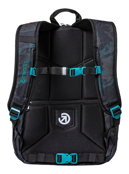 Školní Batoh Meatfly Basejumper, Petrol Mossy/Black, 22 L + penál zdarma 24/25