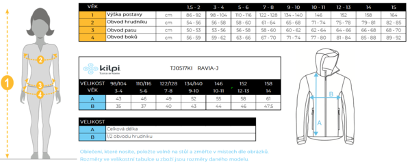 Dívčí softshellová bunda KILPI RAVIA-J Světle Růžová TJ0517KILPN 23/24