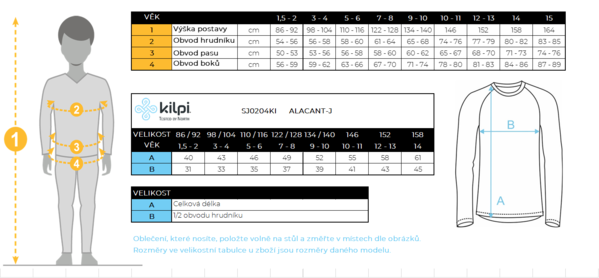 Dětská fleecová mikina Kilpi ALACANT-J Světle Zelená SJ0204KILGN 23/24