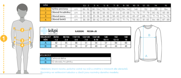 Chlapecký fleecový svetr Kilpi REGIN-JB Tmavě Modrá SJ0202KIDBL 23/24