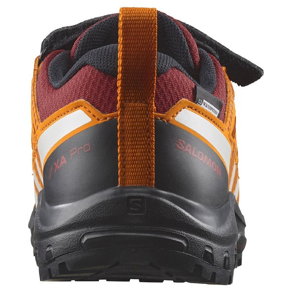 Dětské boty Salomon XA PRO V8 CSWP K Red Dahlia/Black/Orange Pepper 473811 23/24