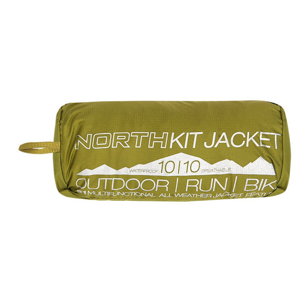 Dámská sbalitelná Bunda Northfinder Northkit BU-4268OR 8250 Macaw Green 24/25