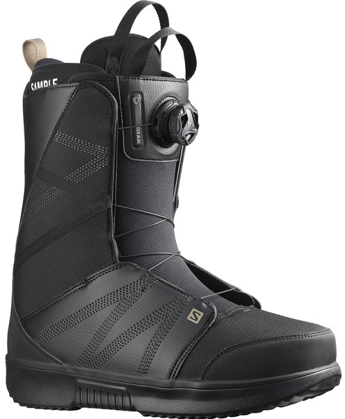 Snowboardové boty Salomon Titan BOA Black/Black/Roasted Cashew L41423100 24/25