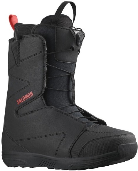 Snowboardové boty Salomon Faction RTL Quicklock Black/Black/Red L41463600 24/25