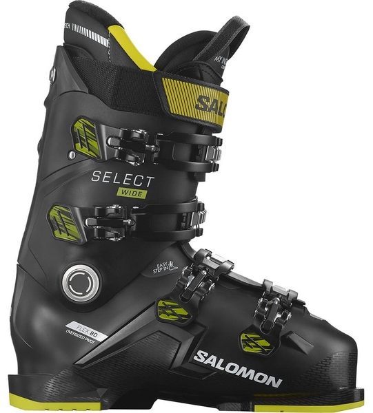 Lyžařské boty Salomon Select 80 Wide Black/Acid Green/Beluga L47342900 24/25