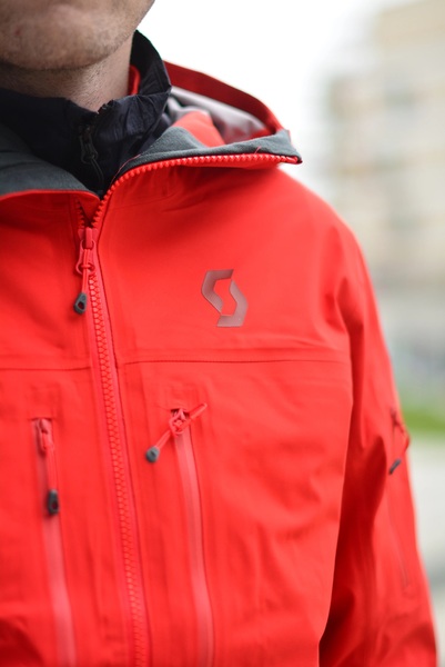 Pánská skialpová bunda Scott Explorair DryoSpun 3L Men's Jacket magma red 291849