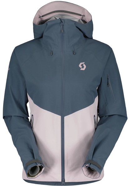 Dámská skialpová bunda Scott Explorair 3L Woman´s Jacket Metal Blue/Sweet Pink 283764