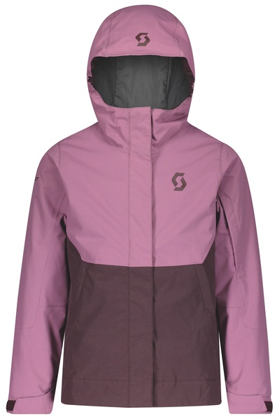 Dětská zimní bunda Scott Jacket JR G Vertic Dryo Cassis Pink/Red Fudge 277725