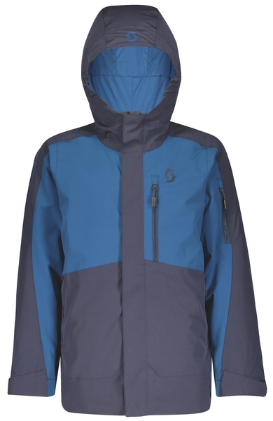 Dětská zimní bunda Scott Jacket JR B Vertic Dryo Blue Night/Blue Saphire 267526