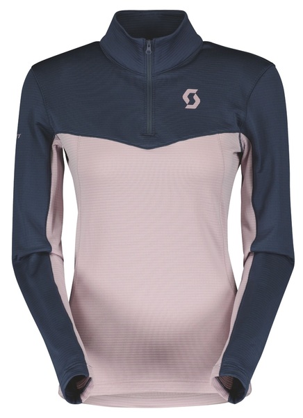 Dámská mikina Scott Defined Light Women's Pullover metal blue/sweet pink 291834