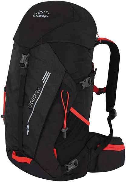 Turistický batoh Loap Eiger 28 BH23109-V10G Black/Red 24/25