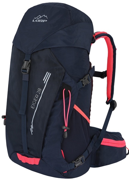 Turistický batoh Loap Eiger 28 BH23109-T57J Dark Blue/Pink 24/25