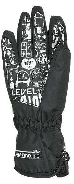 Dětské rukavice Level Junior Ninja Green 4152JG.42 24/25