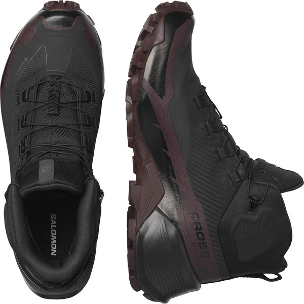 Trekové boty Salomon Cross Hike Mid GTX Gore-tex 2 W Black/Chocolate/Plum/Black L41731000 24/25