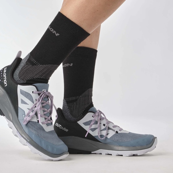 Trekové boty Salomon Outpulse GTX Gore-tex W China Blue/Arctic Ice/Orchid Bloom L47151900 23/24