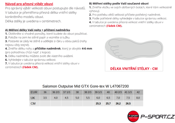 Trekové boty Salomon Outpulse Mid GTX Gore-tex W Ebony/Quiet Shade/Ebony L47067200