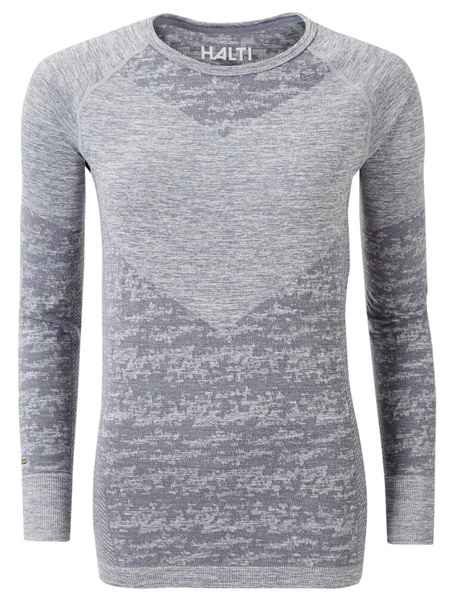 Dámské funkční termo triko Halti Free Recy Seamless W P27M Folkstone Grey melange 24/25