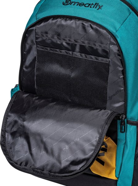 Školní Batoh Meatfly Basejumper Dark Jade/Black 22 L + penál zdarma 24/25