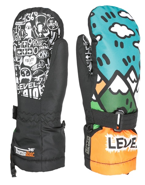 Dětské rukavice Level Junior Mitt Orange 4153JM.13 24/25