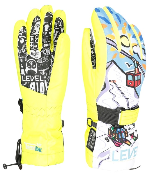 Dětské rukavice Level Glove Junior Yellow 4153JG.07 24/25