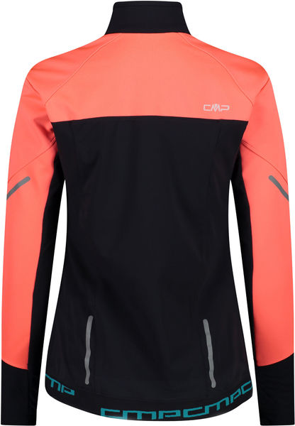 Dámská bunda CMP Campagnolo Women's full-zip hybrid jacket hybrid 31A2466-C649 Fluo Red 24/25