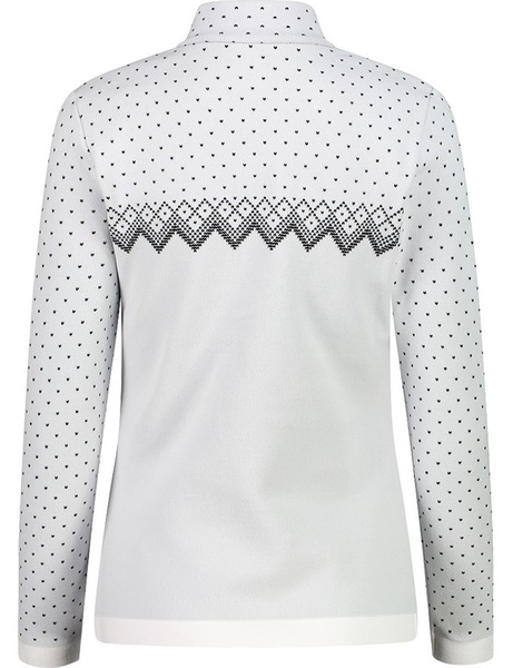 Dámská funkční Mikina CMP Campagnolo Woman Sweat Knitted 7H96301-A001 White 24/25