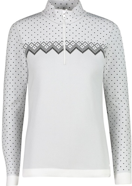 Dámská funkční Mikina CMP Campagnolo Woman Sweat Knitted 7H96301-A001 White 24/25