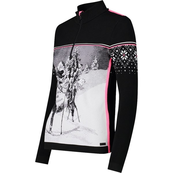 Dámská funkční Mikina CMP Campagnolo Woman Sweat Knitted 7H96303-08TP 24/25