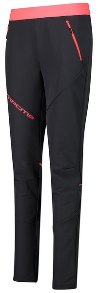 Dámské Softshellové kalhoty CMP Campagnolo Woman Pant Unlimitech stretch 33T2726-53UP  Antracie Red Fluo 24/25