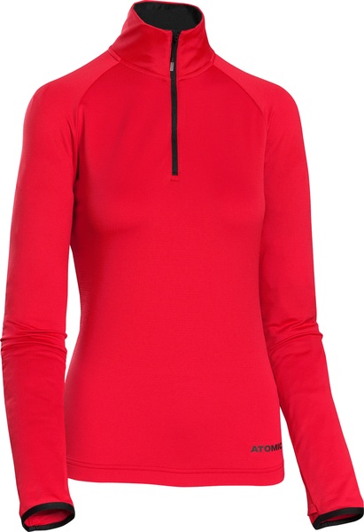 Dámská mikina Atomic Snowcloud Fleece Zip-Neck True Red AP5110030