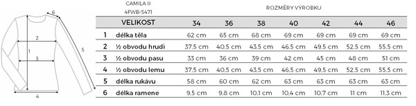 Dámské termo triko O’Style Camila II 4FWB-5471 Růžové 23/24