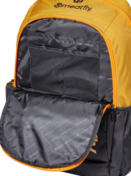 Školní Batoh Meatfly Basejumper, Camel/Black 22 L + penál zdarma 24/25