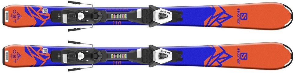 Dětské lyže Salomon QST Max Jr XS + C5 GW (testovací lyže 2570)